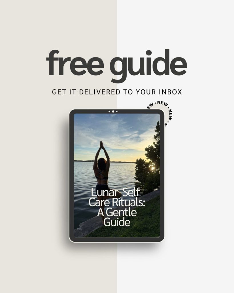 Lunar self care rituals